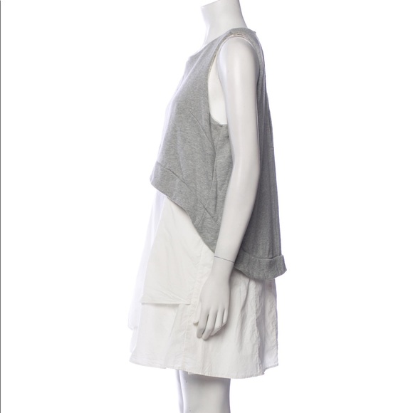 Derek Lam 10 Crosby dress in white and gray - Picture 2 of 3